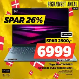 Power Lenovo Yoga Slim 7 14AGP11 Strålende OLED-billedkvalitet tilbud