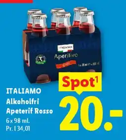 Lidl Alkoholfri Aperitif Rosso (6-pack) tilbud