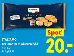 Lidl Croissanter med cremefyld tilbud
