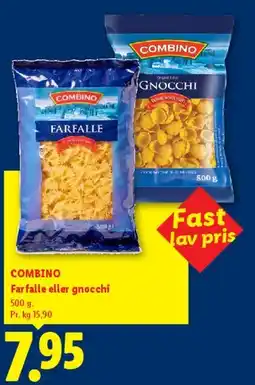 Lidl Farfalle eller gnocchi tilbud