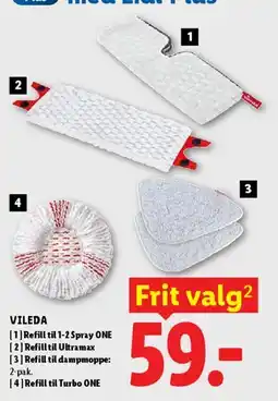Lidl Vileda refills / moppeklude tilbud