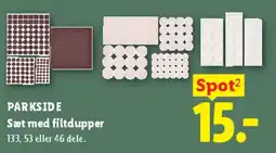 Lidl Sæt med filtdupper tilbud