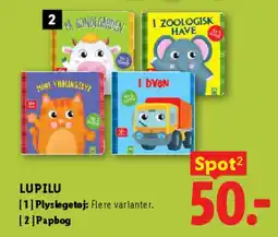 Lidl LUPILU - plyslegetøj & papbog tilbud