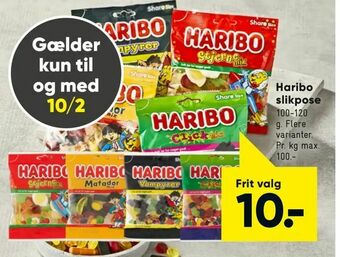 Bilka Haribo slikpose tilbud