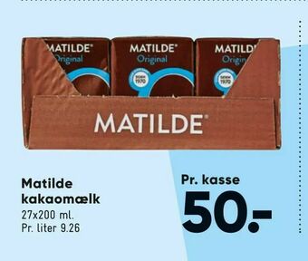 Bilka Matilde kakaomælk tilbud