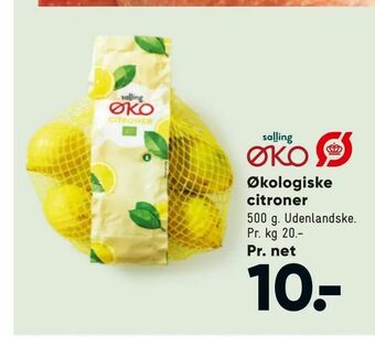 Bilka Økologiske citroner tilbud