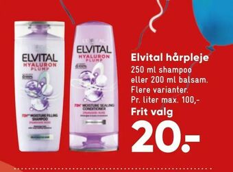 Bilka Elvital hårpleje tilbud