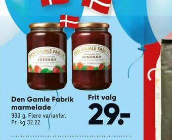 Bilka Den Gamle Fabrik marmelade tilbud