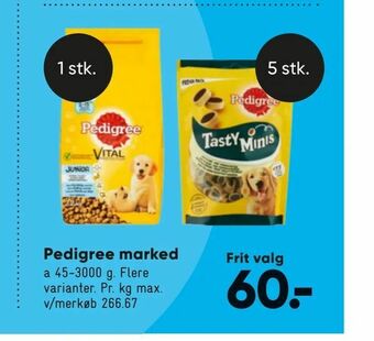 Bilka Pedigree marked tilbud