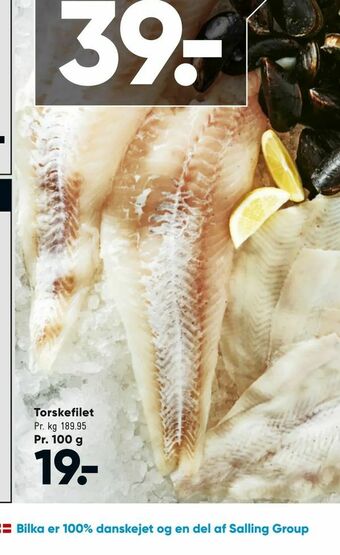 Bilka Torskefilet tilbud