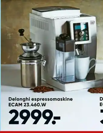 Bilka Delonghi espressomaskine ECAM 23460.W tilbud