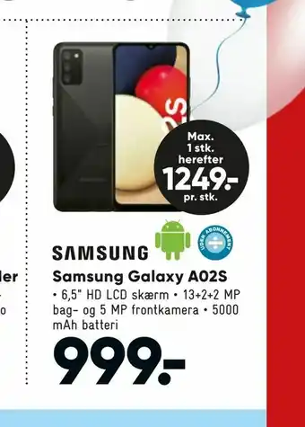 Bilka Samsung Galaxy A02S tilbud