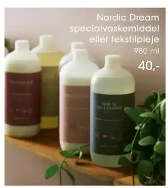 Nordic Dream special vaske middel eller tekstilpleje