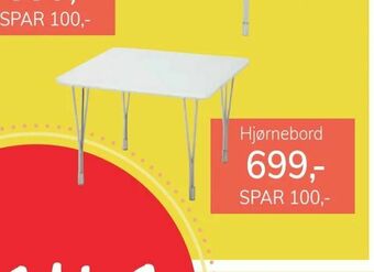 Daells Bolighus Hjørnebord tilbud