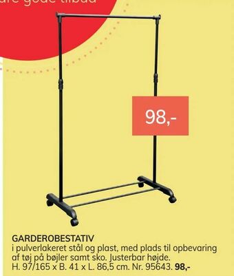 Daells Bolighus Garderobestativ tilbud