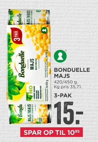 Bonduelle majs