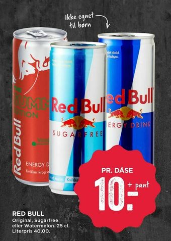 MENY Red bull tilbud