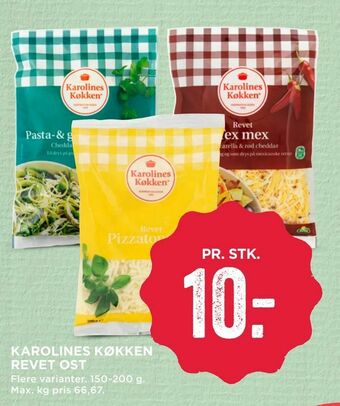 MENY Karolines køkken revet ost tilbud