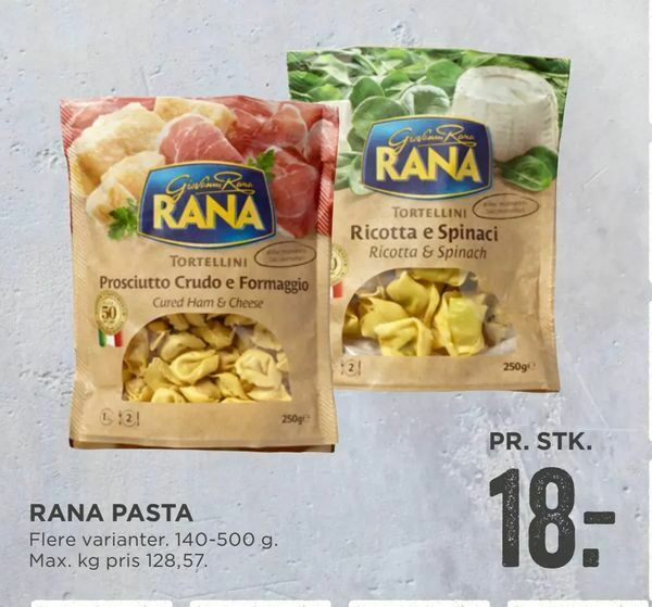 Rana pasta tilbud hos MENY