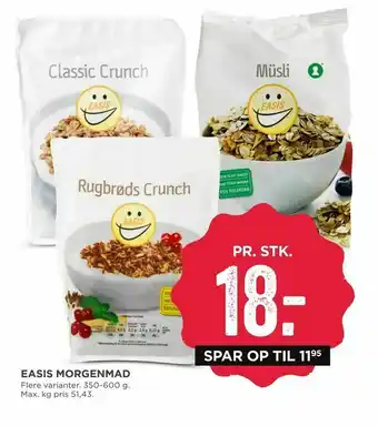 Easis morgenmad