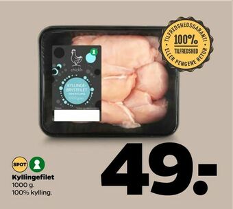 Netto Kyllingefilet tilbud