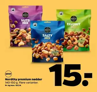 Netto Nordthy premium nødder tilbud