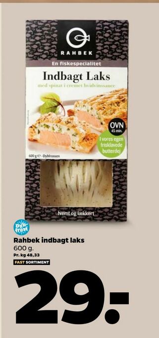 Netto Rahbek indbagt laks tilbud
