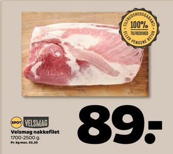 Netto Velsmag nakkefilet tilbud