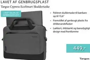 Targus Cypress EcoSmart Skuldertaske