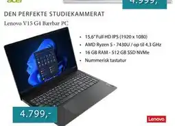 CBC Lenovo V15 G4 Bærbar PC tilbud