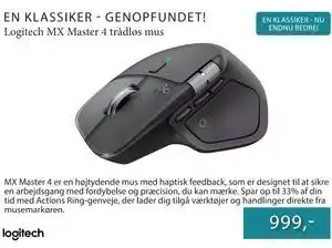 CBC Logitech MX Master 4 trådløs mus tilbud