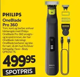 Din Isenkræmmer PHILIPS OneBlade Pro 360 tilbud
