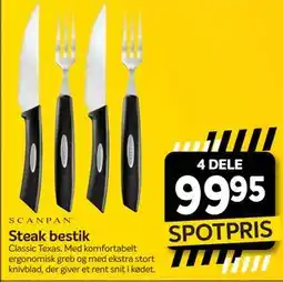 Din Isenkræmmer Steak bestik tilbud
