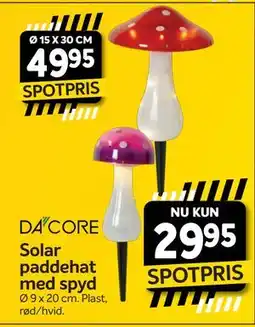 Din Isenkræmmer Solar paddehat med spyd tilbud