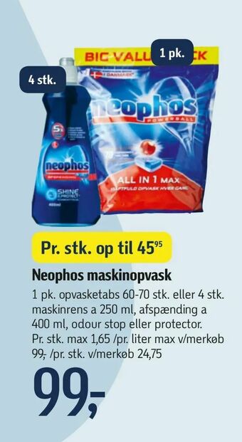 Føtex Neophos maskinopvask tilbud