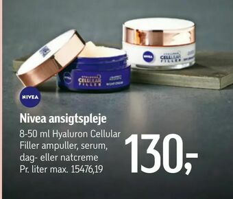 Føtex Nivea ansigtspleje tilbud