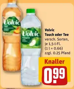 REWE DE Volvic Touch oder Tee tilbud