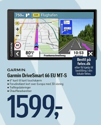 Føtex Garmin DriveSmart 66 EU MT-S tilbud