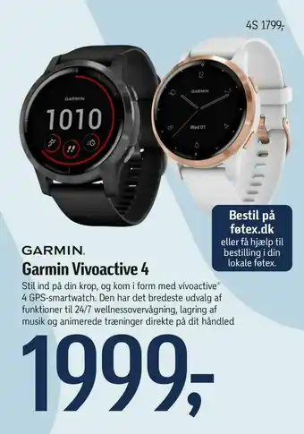 Føtex Garmin Vivoactive 4 tilbud