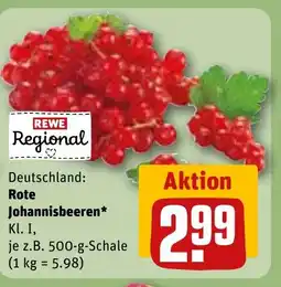 REWE DE Rote Johannisbeeren tilbud