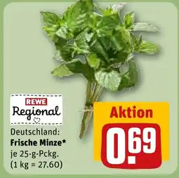 REWE DE Frische Minze tilbud