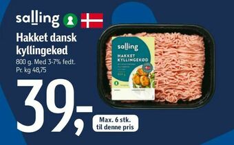 Føtex Hakket dansk kyllingekød tilbud