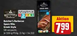 REWE DE Butcher's Barbecue Spare Ribs Greek Style tilbud