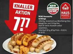 REWE DE REWE Hausmarke Grilllinge tilbud