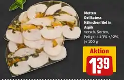 REWE DE Metten Delikatess Hähnchenfilet in Aspik tilbud