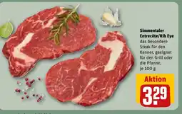 REWE DE Simmentaler Entrecôte/Rib Eye tilbud