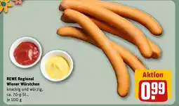 REWE DE REWE Regional Wiener Würstchen tilbud