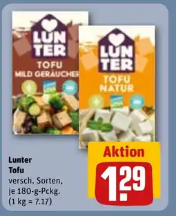 REWE DE Lunter Tofu tilbud