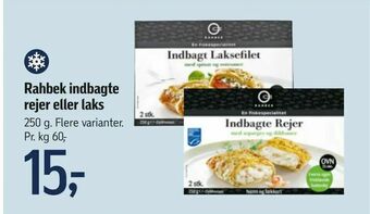 Føtex Rahbek indbagte rejer eller laks tilbud