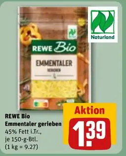 REWE DE REWE Bio Emmentaler gerieben tilbud